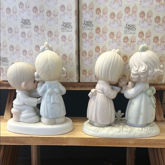 Precious Moments Pastel Figurine Set - Picture 5 of 6